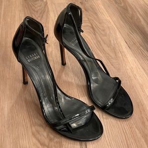 Stuart Weitzman Nudistsong Black Patent size 8